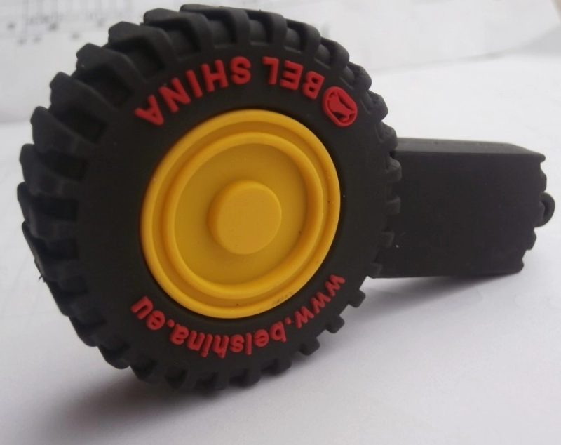Memoria USB en PVC 3D diseño Llanta