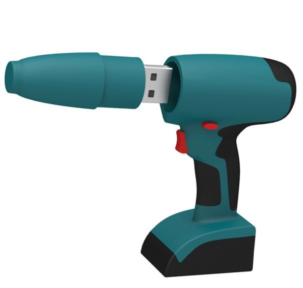 Memoria USB en PVC 3D diseño Secador de Pelo