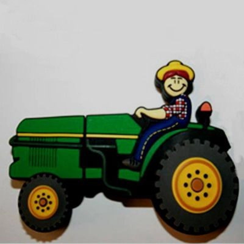 Memoria USB en PVC 2D diseño Tractor