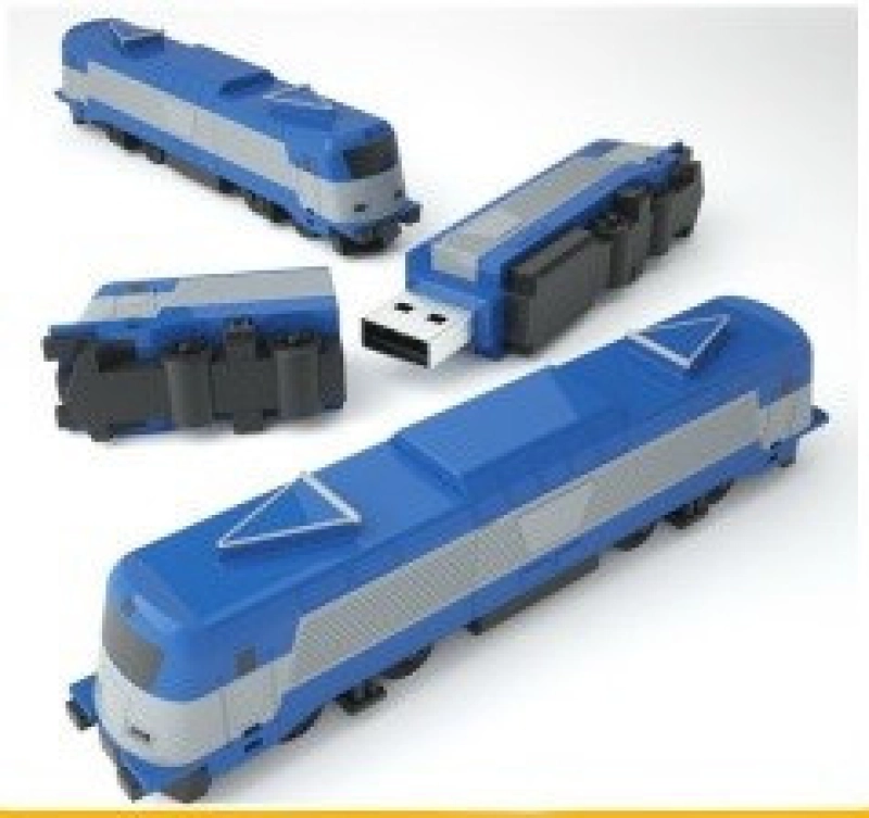 Memoria USB en PVC 3D diseño Tren