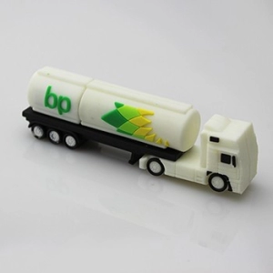 Memoria USB en PVC 3D diseño Carro Tanque de Combustible