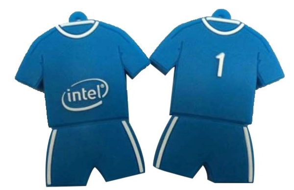 Memoria USB en PVC 2D diseño Uniforme de Fútbol
