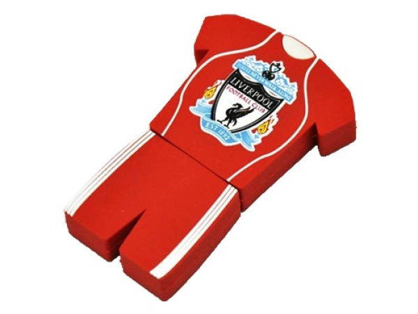 Memoria USB en PVC 2D diseño Uniforme de Liverpool