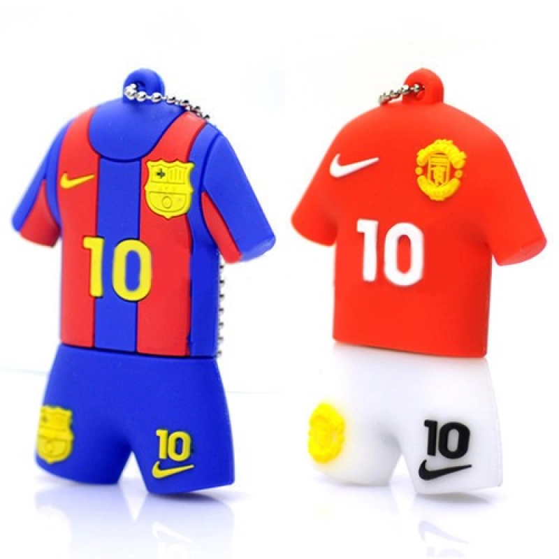 Memoria USB en PVC 2D diseño Uniforme de Fútbol