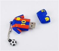 Memoria USB en PVC 2D diseño Uniforme de Fútbol
