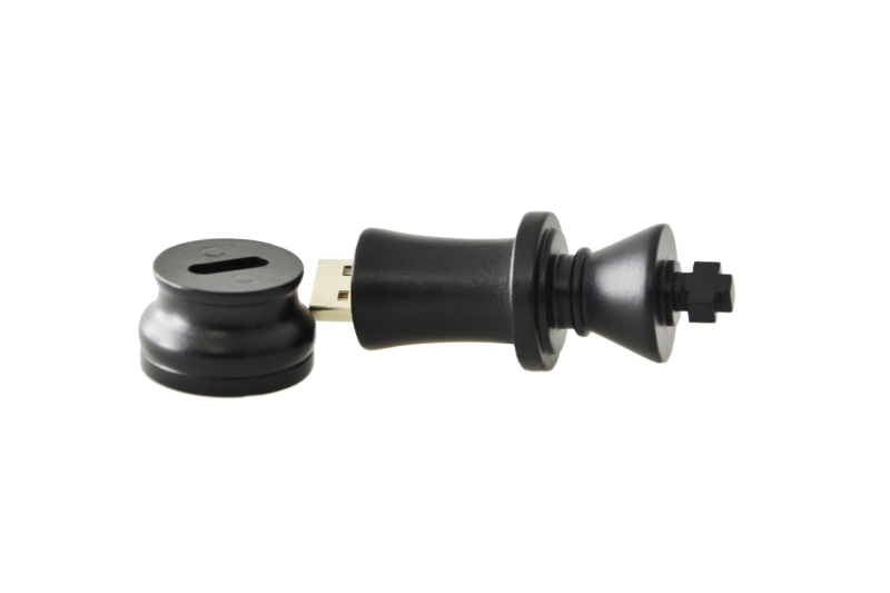 Memoria USB en madera en forma de Ficha de Ajedrez