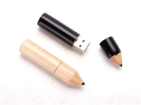 Memoria USB en madera en forma de Lapiz