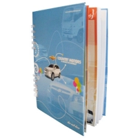 Cuaderno Argollado Pasta Dura tamaño 22 x 14 cmts