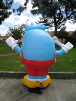 Dummy Inflable Estatico Gota de Agua