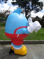 Dummy Inflable Estatico Gota de Agua