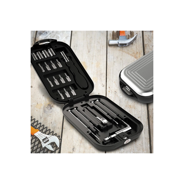 Set de Herramientas Optimus, en ABS, de 18 x 10.5 x 4 cm, con 21 piezas