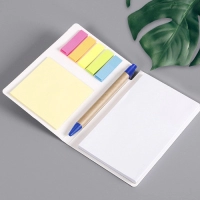 Libreta Conference, de 10 x 15 cmts, con post it y boligrafo