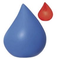 Gota Antistress, en PU, de 7.5 x 6 cmts