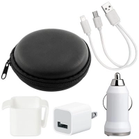 Set Tech, con multiples conectores, en estuche