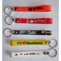 Manilla Llavero Microinyectado, con logo en alto relieve.