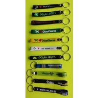 Manilla Llavero Microinyectado, con logo en alto relieve.