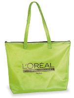 Bolso Punta Cana, en lona, 37 x 35 x 10 cmts