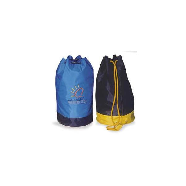 Tula Syracuse, bicolor, en lona, 43 x 25 cmts