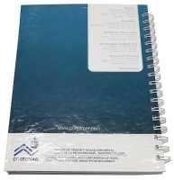 Cuaderno argollado Pasta Dura de 20 x 25 cmts
