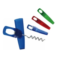 Destapador Sacacorchos Traslucido, 12.5 x 2.7 cmts