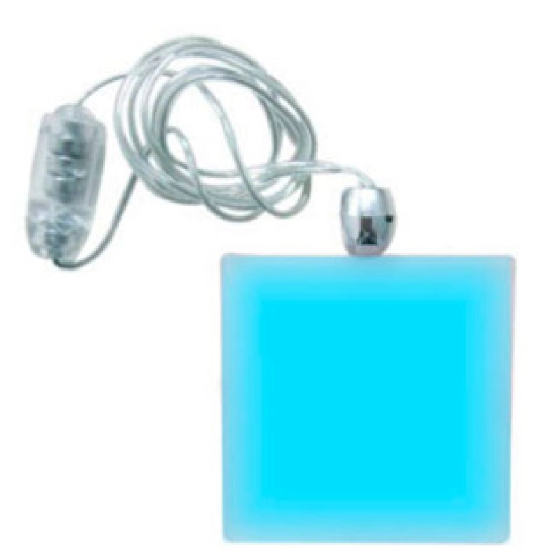 Collar Luminoso Cuadrado, de 3.9 cmts