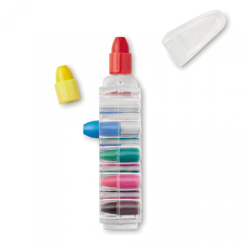 Set Crayolas x 6 intercambiables, 10 x 1.9 cmts.