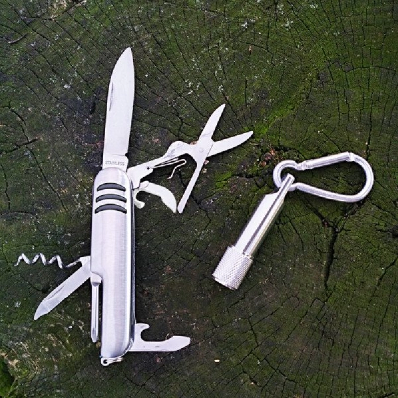 Set Ejecutivo Explorer, linterna LED y Navaja