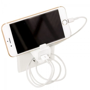 Sujetador Cube, base para cargadores de pared, 2.7 x 2.7 x 2.8 cmts