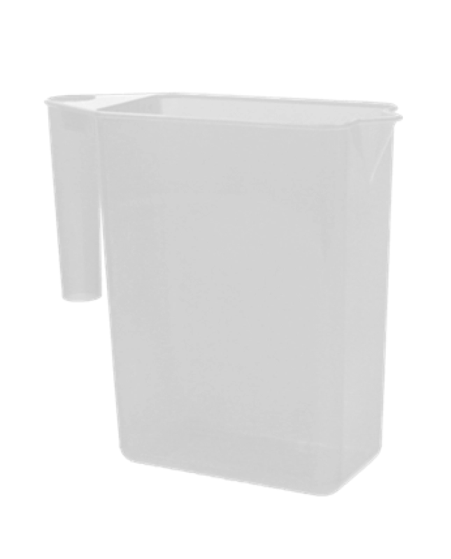 Jarra Rectangular, de 1 LT, 16.8 x 18.1 x 7 cmts